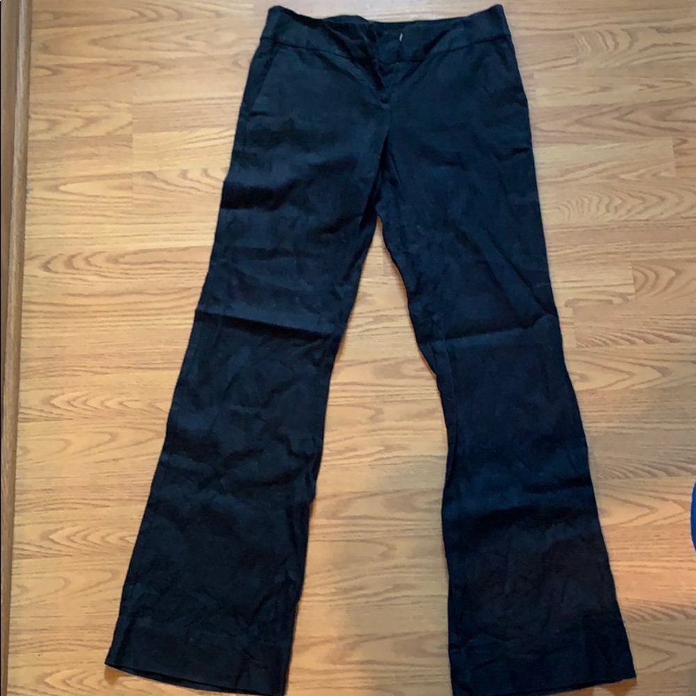 Loft wide leg linen pants size 0